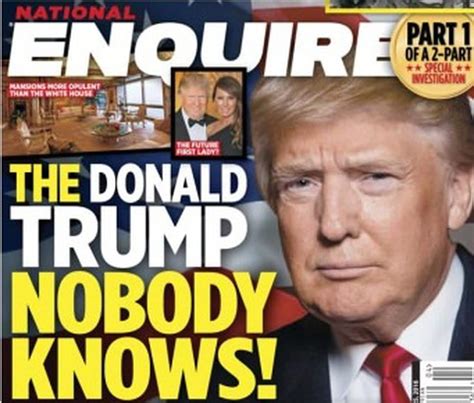 The Very Cozy Relationship Between Donald Trump And The National Enquirer The Washington Post