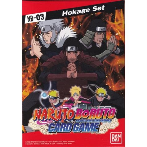 Naruto Ccg Expansion Deck Set Nb03 Hokage Set Chaos Cards
