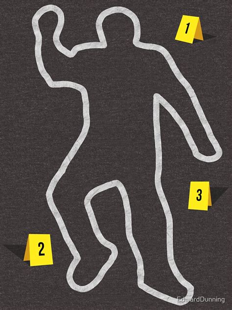 Crime Scene Chalk Outline Pullover Hoodie For Sale By Edwarddunning