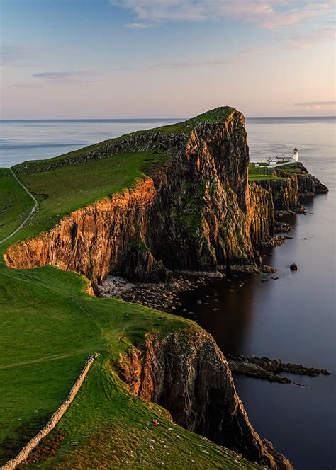 Neist Point Lighthouse In Isle Of Skye Scotland Photograph By George