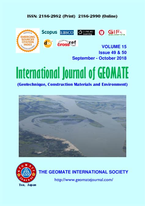 In international journal of criminology and sociology. (PDF) International Journal of GEOMATE THE GEOMATE ...