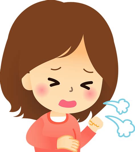 Christine Woman Is Sick With Cough And Cold Clipart Free Download