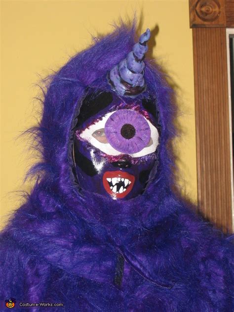 One Eyed One Horned Flying Purple Monster Halloween Costume Photo 23