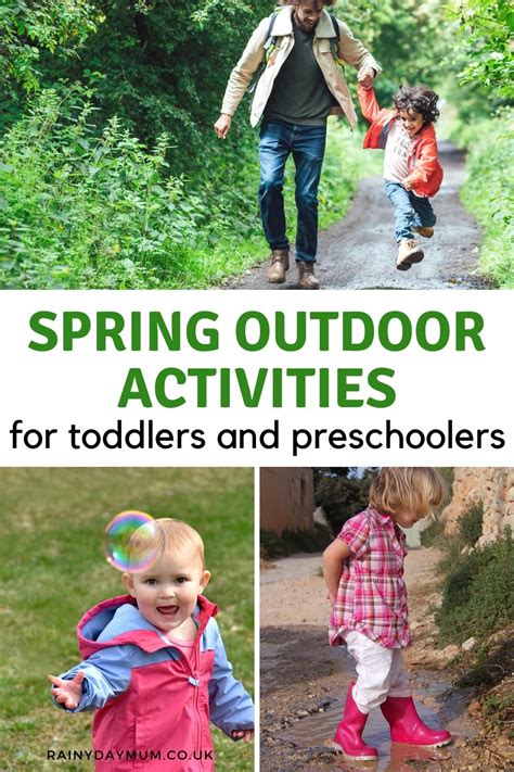 Outdoor Activities For Toddlers And Preschoolers In Spring