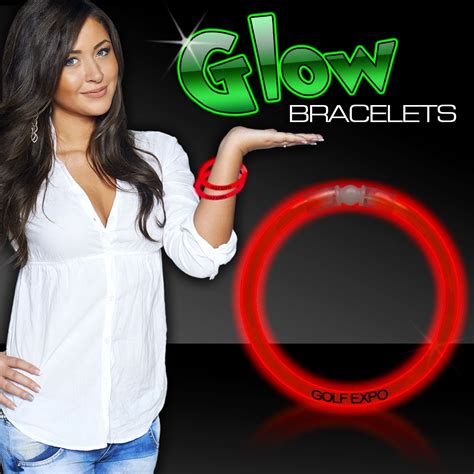 Red Superior 8 Glow Bracelets