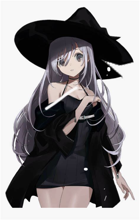Anime Animegirl Girl Witch Aesthetic Cute Black