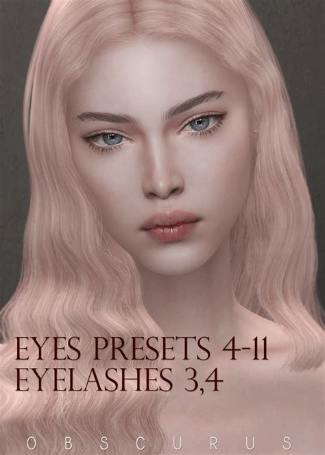 Sims 4 Eyelashes N3 Eyes Presets 4 11 Sims 4 Cc Eyes Sims The Sims