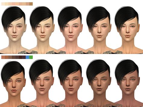 The Sims Resource S Club Wmll Ts4 Asian Facemask10