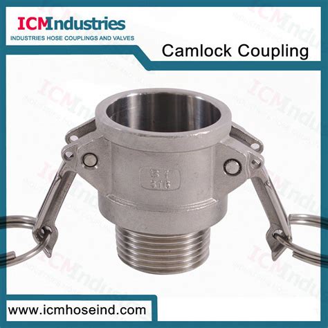 stainless steel 2 1 2′′ threaded camlock quick coupling cam lock fittings china male camlock