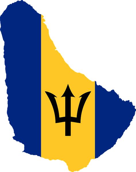 Barbados Bendera Peta Gambar Vektor Gratis Di Pixabay Pixabay