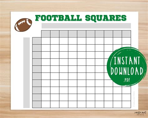 10 Best Printable 25 Square Football Pool Grid Artofit