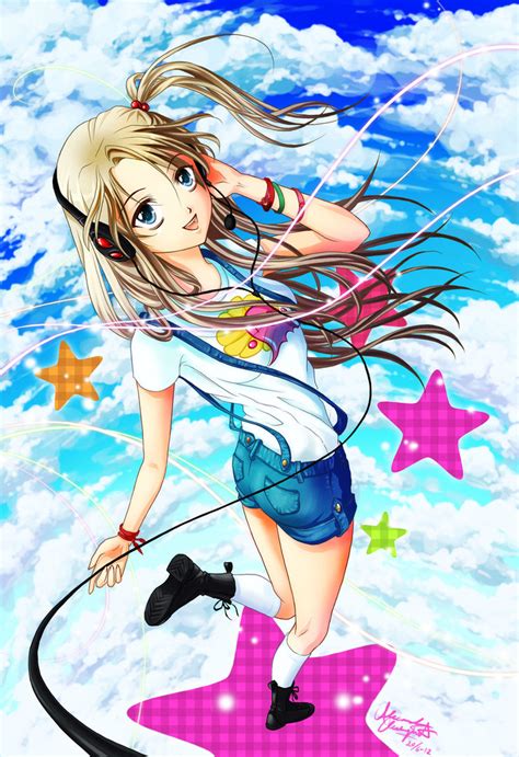 50 Anime Gamer Girl Wallpaper