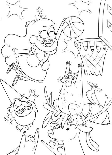 Desenhos De Gravity Falls Para Imprimir E Colorir Pintar