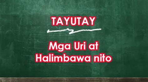 Tayutay Mga Ibat Ibang Uri At Halimbawa Ng Mga Uri