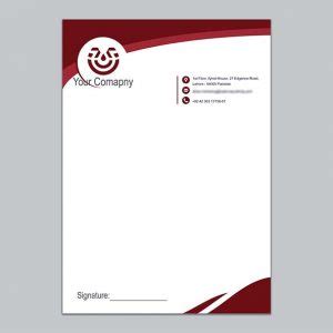 Just put your school's logo, maybe a line, and your prof's department in the. Letterhead Printing Online Pakistan | Custom Business ...