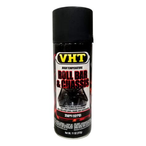Vht Sp671 Roll Bar And Chassis Paint Satin Black Quarter Max