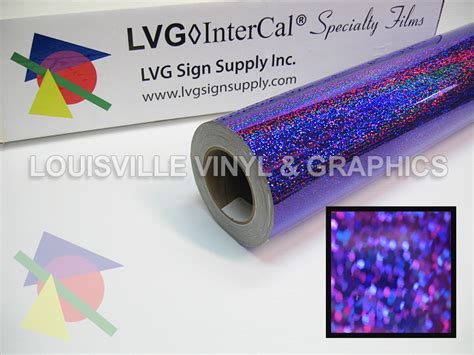 24 Wide Purple Metal Flake Lvg Intercal Sign And Graphic Vinyl Film