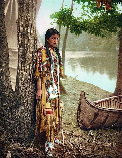 Colored By Hand Vintage Native American Photography