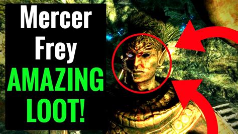 Killing Mercer Frey Amazing Loot Skyrim Remastered Youtube