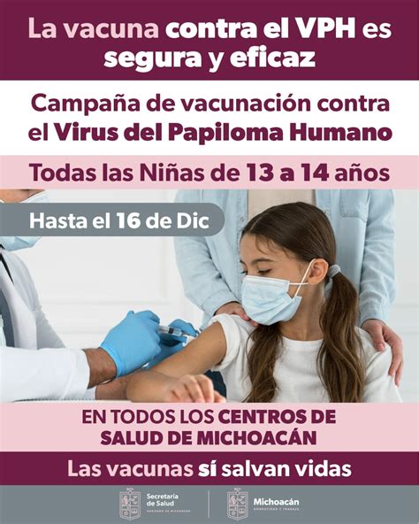 SALUD Del Al De Diciembre Invita SSM A Vacunarse Contra El VPH
