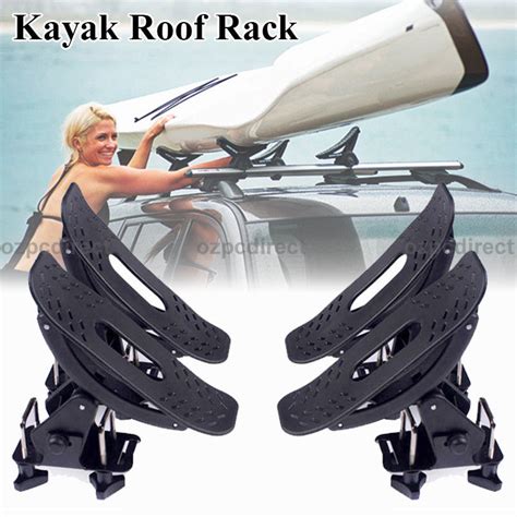 Au Stock Universal Kayak Carrier Saddle Watercraft Roof Rack Arm Canoe
