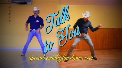 Talk To You Country Line Dance Promo Youtube