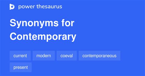 Contemporary Synonyms 902 Words And Phrases For Contemporary Page 6