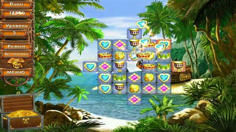 Игра Три в Ряд Поиск Сокровищ Играть Онлайн Игра 3 В Ряд Остров