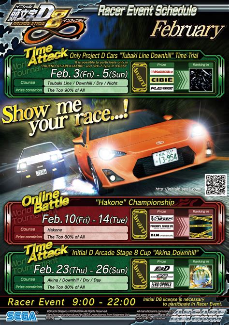 If you have any ideas to discuss about rules, categories and etc or wishes and remarks contact bigv#5921 on that server. Initial D Arcade Stage 8 Infinity - Page 3