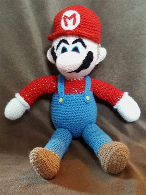 A Free Pattern For A Crochet Mario This Crochet Mario Is An Easy