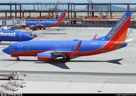 N281wn Boeing 737 7h4 Southwest Airlines Airnails Jetphotos