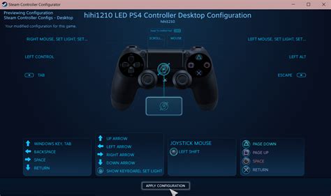 Steam Community Guide Ps4 Controller Config With Led Effect