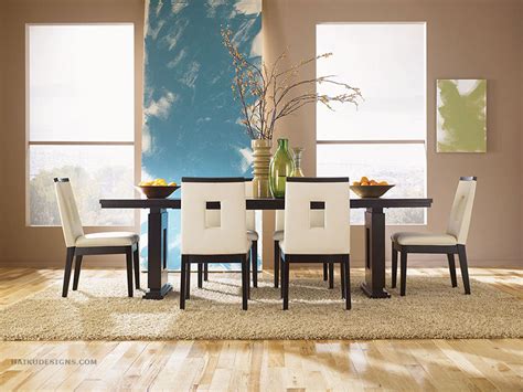 The concept of simplicity can be applied to a variety of furniture in your home. Modern Dining Room Furniture Design - Amaza Design