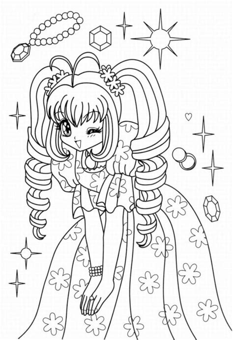 20 Free Printable Anime Coloring Pages