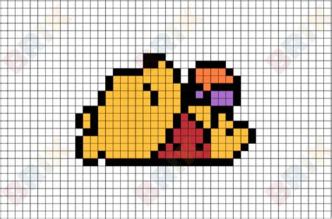 Personnage disney belle bois dormant. Winnie the Pooh Pixel Art (With images) | Ristipisto, Kuviot
