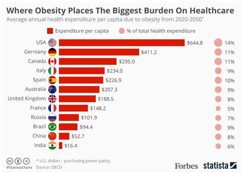 Where Obesity Places The Biggest Financial Burden On Healthcare