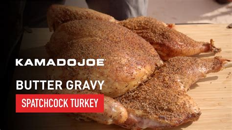 Butter Gravy Spatchcock Turkey Chef Eric Recipe Youtube