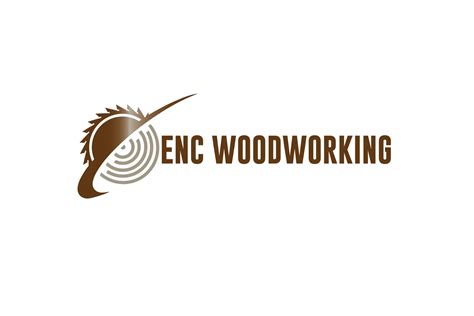 Bold Masculine Woodworking Logo Design For Enc Woodworking By