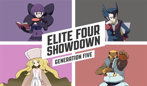 Elite Four Showdown Unova Pokéjungle