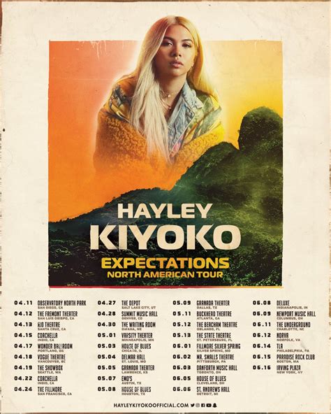 Expectations Tour Hayley Kiyoko Wiki Fandom Powered By Wikia