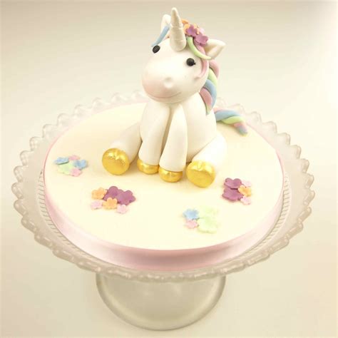 4 tall fondant unicorn cake topper by cupcake stylist | etsy. Rainbow Unicorn Model Guide by Celia Adams | Cake, Unicorn ...