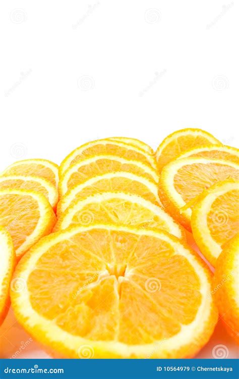 Sliced Oranges Stock Image Image Of Orange Ingredient 10564979