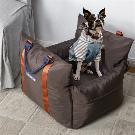 Multifunction Dog Car Seat Travel Dog Bed With Safe Belt And Dog Leash