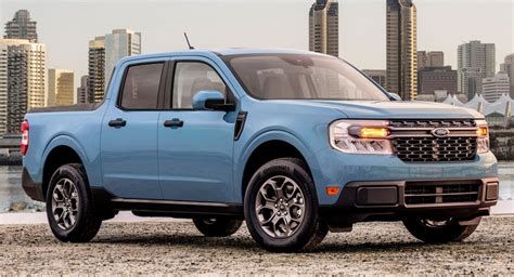 The 2022 Ford Maverick Compact Pickup Illustrated To Reality Carscoops