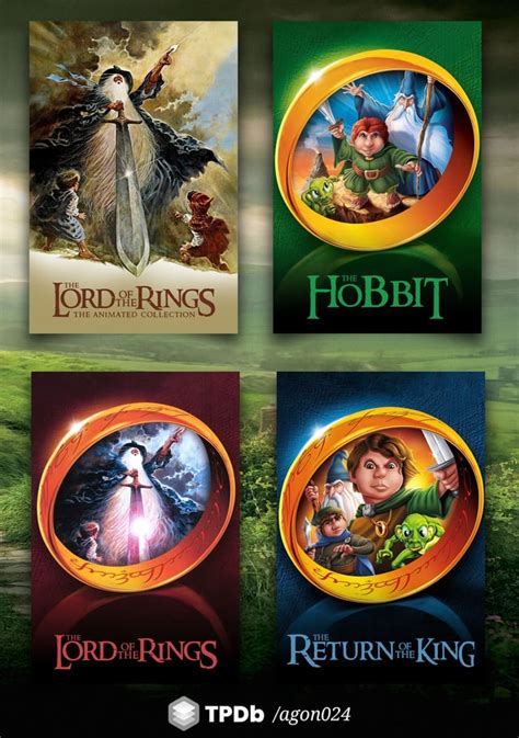 Middle Earth Collection Including Animated Films Two Versions R