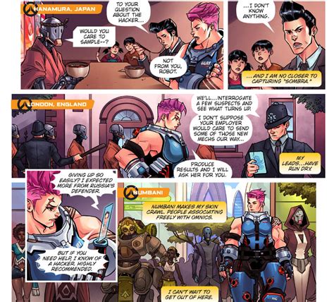 The Latest Overwatch Comic Searching Stars Zarya And Sombra Heroes