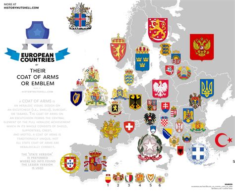 Coat Of Arms Or Emblem By European Country Coat Of Arms European