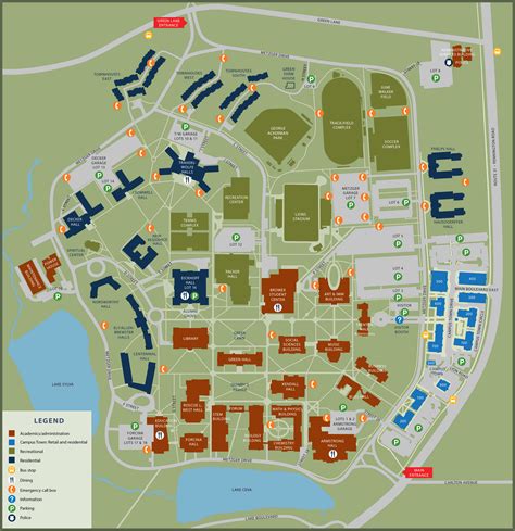 Campus Map The College Of New Jersey