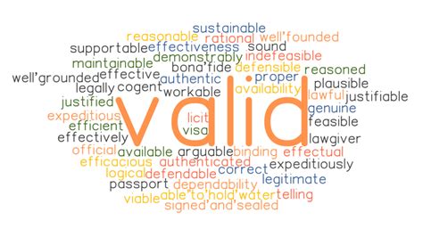 Valid Synonyms And Related Words What Is Another Word For Valid