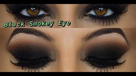 Easy Black Smokey Eye Classic Black Smokey Eye Tutorial For Beginners